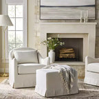 Box Pleat Swivel Glider Upholstered Accent Chair - Threshold designed with Studio McGee