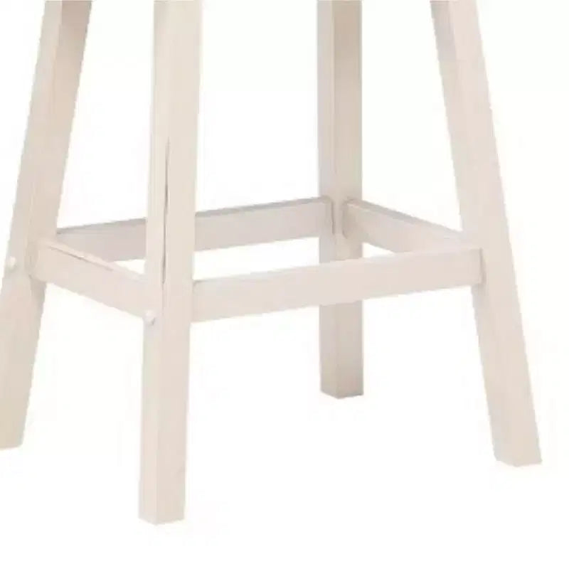 Brassex Lot de 2 tabourets de bar hauteur comptoir Ashanti