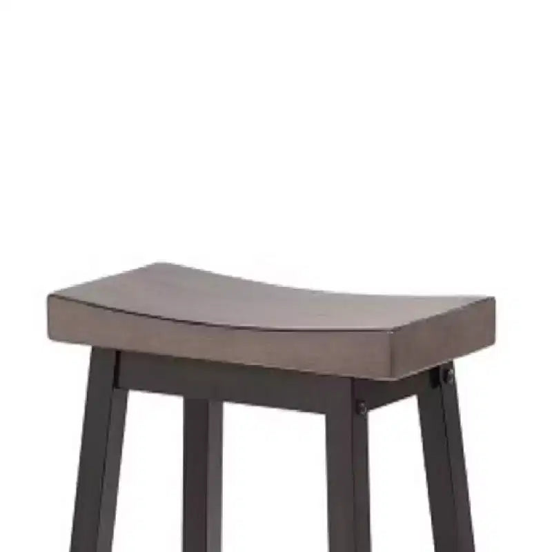 Brassex Lot de 2 tabourets de bar hauteur comptoir Ashanti