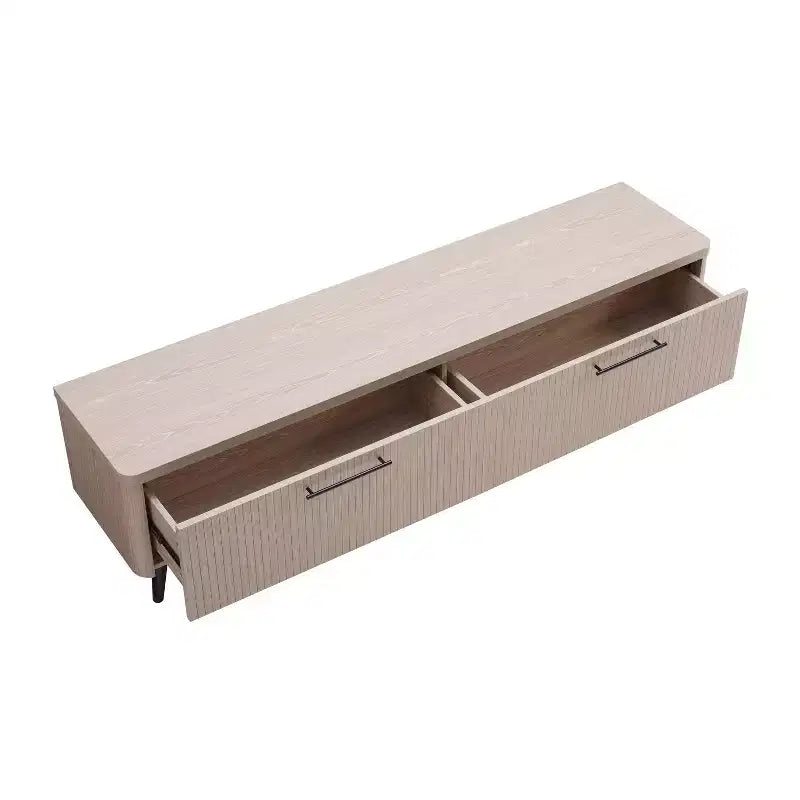 Meuble TV Jodie 68.9 Manhattan Comfort pour téléviseurs jusqu'à 60 po avec 2 tiroirs