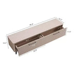 Meuble TV Jodie 68.9 Manhattan Comfort pour téléviseurs jusqu'à 60 po avec 2 tiroirs