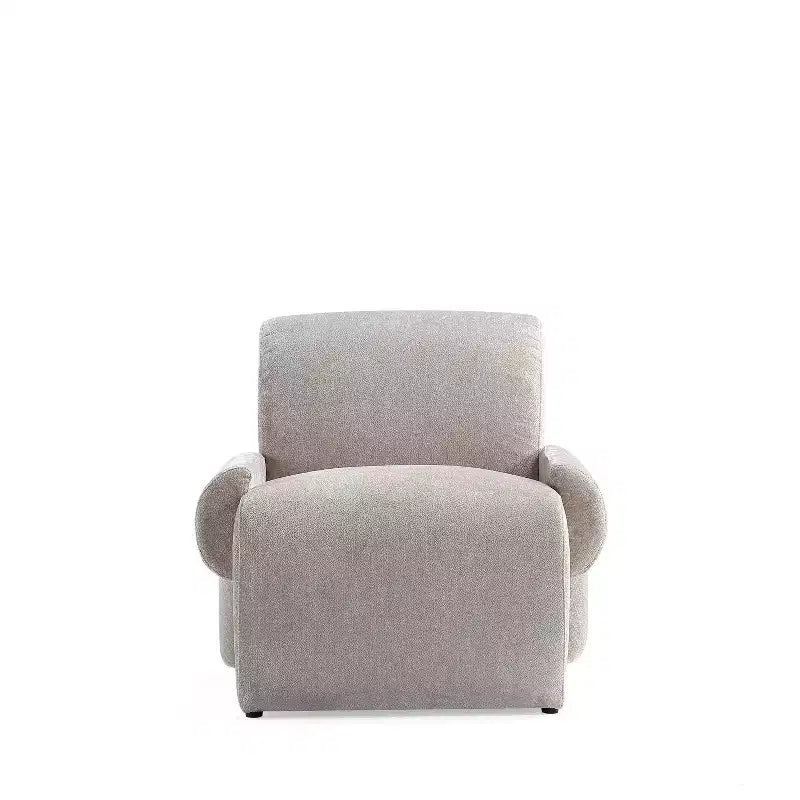 Chaise d'appoint moderne rembourrée en chenille Verandah Manhattan Comfort