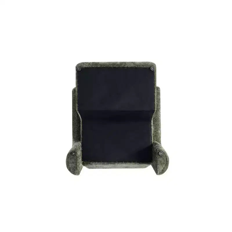 Chaise d'appoint moderne rembourrée en chenille Verandah Manhattan Comfort
