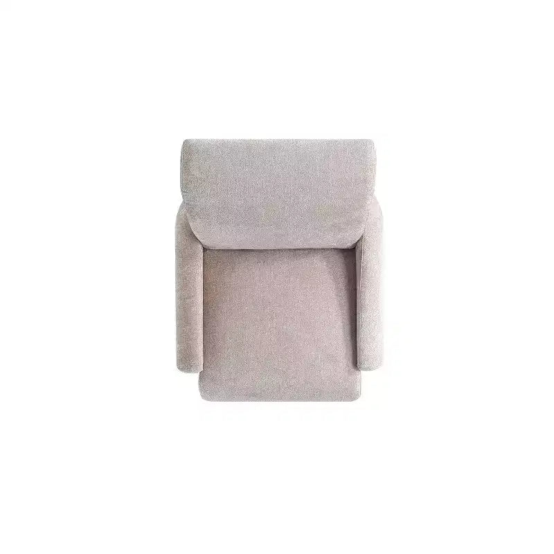 Chaise d'appoint moderne rembourrée en chenille Verandah Manhattan Comfort