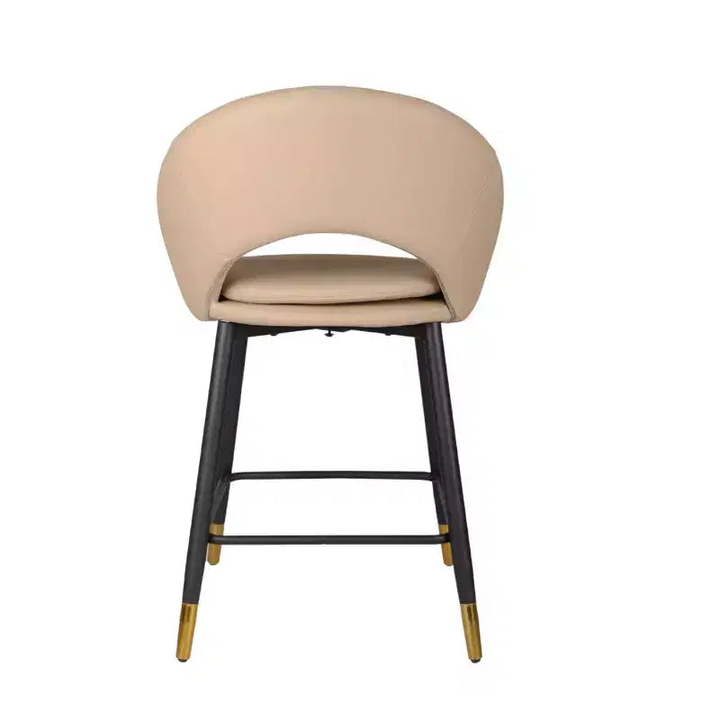 Lot de 2 tabourets de bar hauteur comptoir Mila Brassex