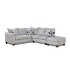 Canapé et fauteuil de salon, motif chevrons argenté