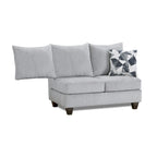Canapé et fauteuil de salon, motif chevrons argenté