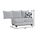 Canapé et fauteuil de salon, motif chevrons argenté