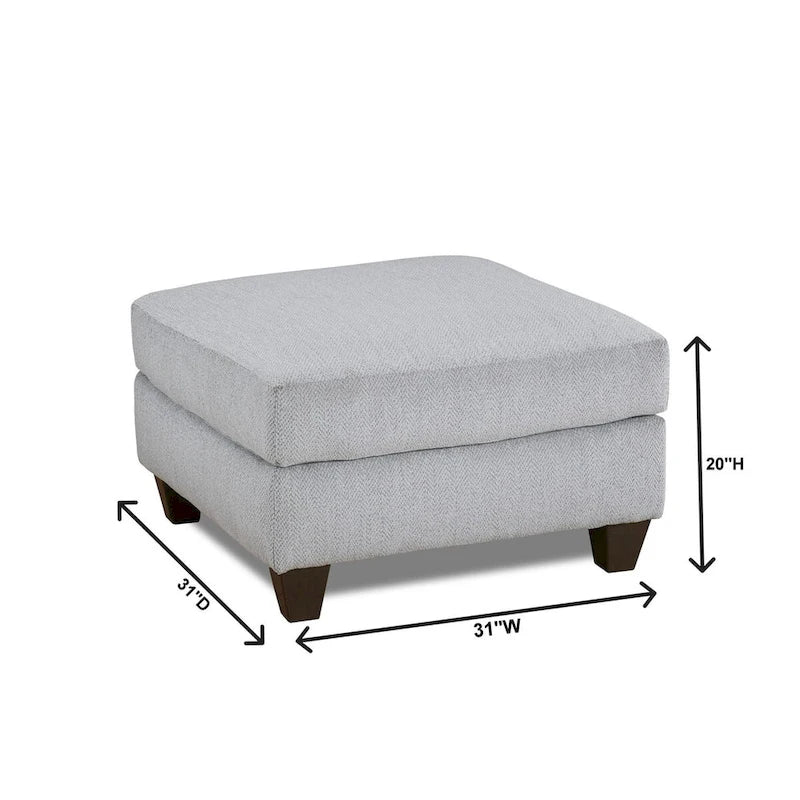 Canapé et fauteuil de salon, motif chevrons argenté