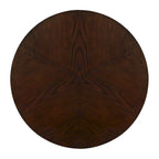 Table basse ronde en bois de 32 pouces pour salon, style ferme moderne du milieu du siècle