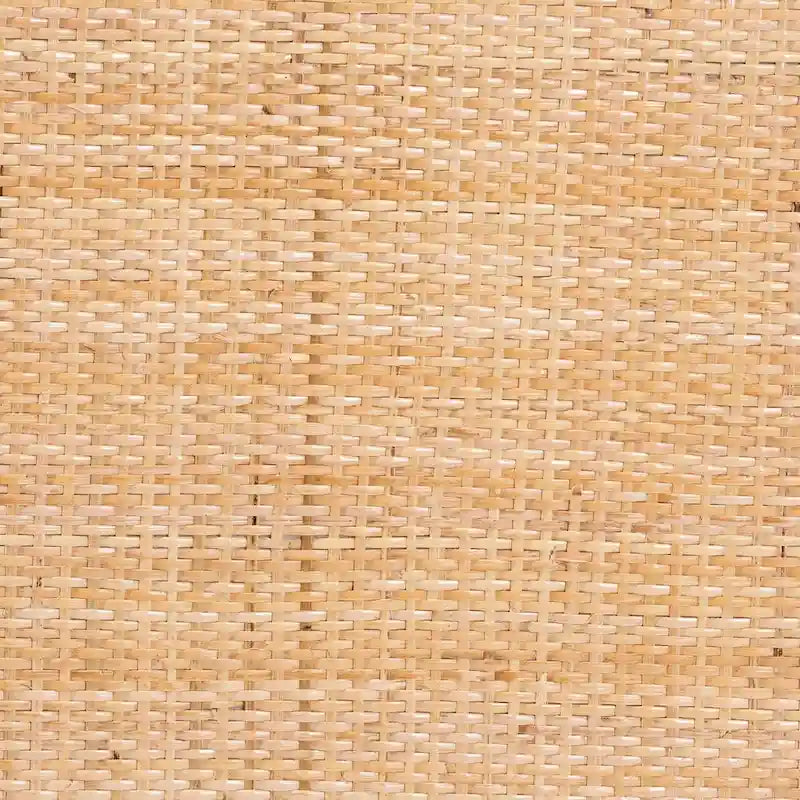 Chaise de salle à manger moderne bohème en rotin naturel et bois d'acacia