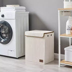 Danya B. Panier à linge pliable en velours côtelé, rangement de jouets