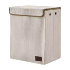 Danya B. Panier à linge pliable en velours côtelé, rangement de jouets