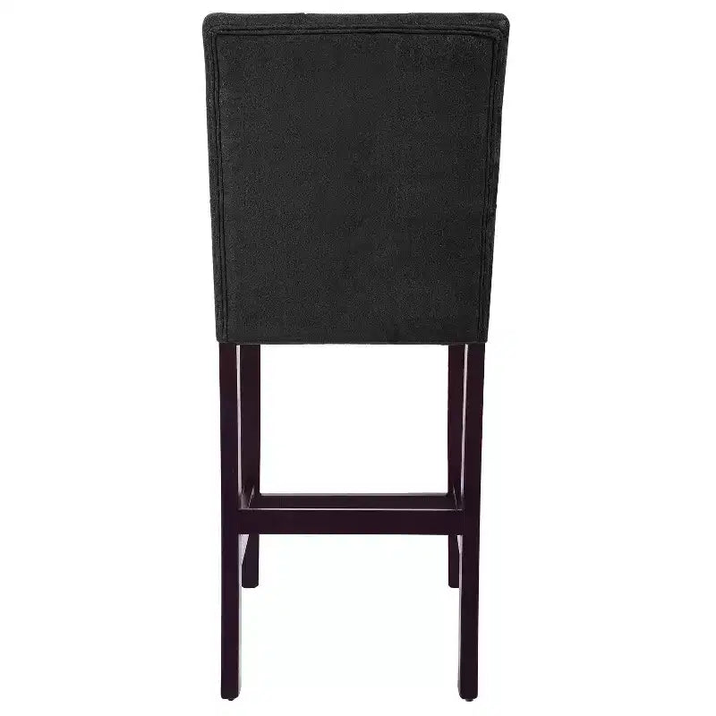 HomePop Lot de 2 tabourets de comptoir rembourrés en similicuir