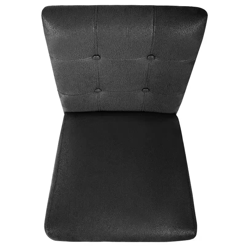 HomePop Lot de 2 tabourets de comptoir rembourrés en similicuir
