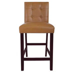 HomePop Lot de 2 tabourets de comptoir rembourrés en similicuir