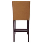 HomePop Lot de 2 tabourets de comptoir rembourrés en similicuir