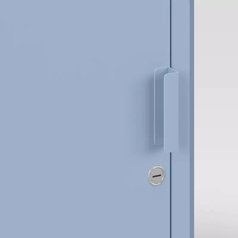 Armoire de rangement à roulettes en métal avec serrure – Room Essentials
