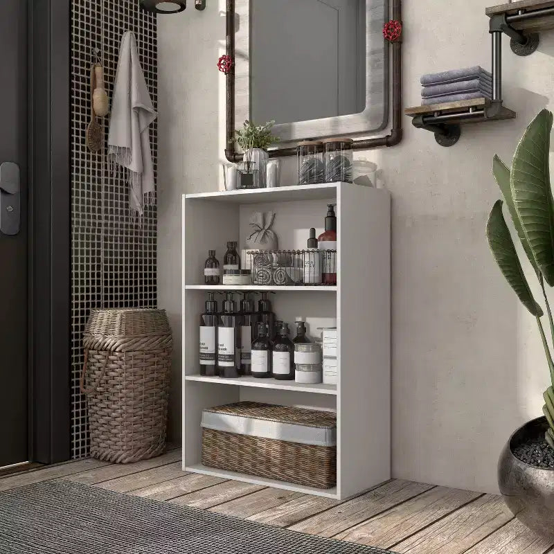 24/7 Shop At Home Étagère modulable et empilable 3 niveaux Silkpath Modern 35,3 po