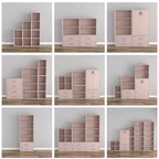 24/7 Shop At Home Étagère modulable et empilable 3 niveaux Silkpath Modern 35,3 po