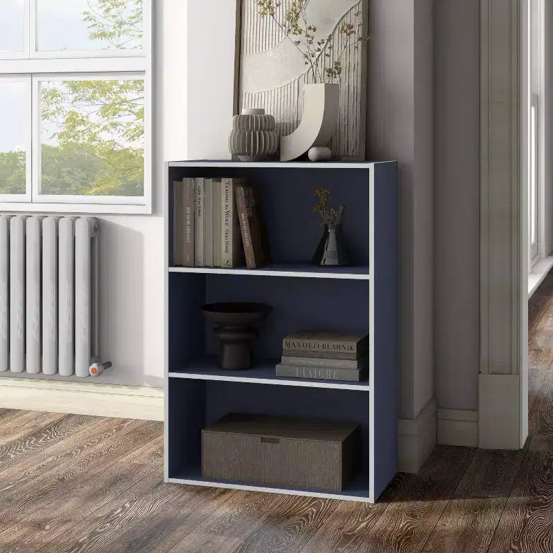 24/7 Shop At Home Étagère modulable et empilable 3 niveaux Silkpath Modern 35,3 po