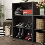 24/7 Shop At Home Étagère modulable et empilable 3 niveaux Silkpath Modern 35,3 po