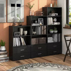 24/7 Shop At Home Étagère modulable et empilable 3 niveaux Silkpath Modern 35,3 po