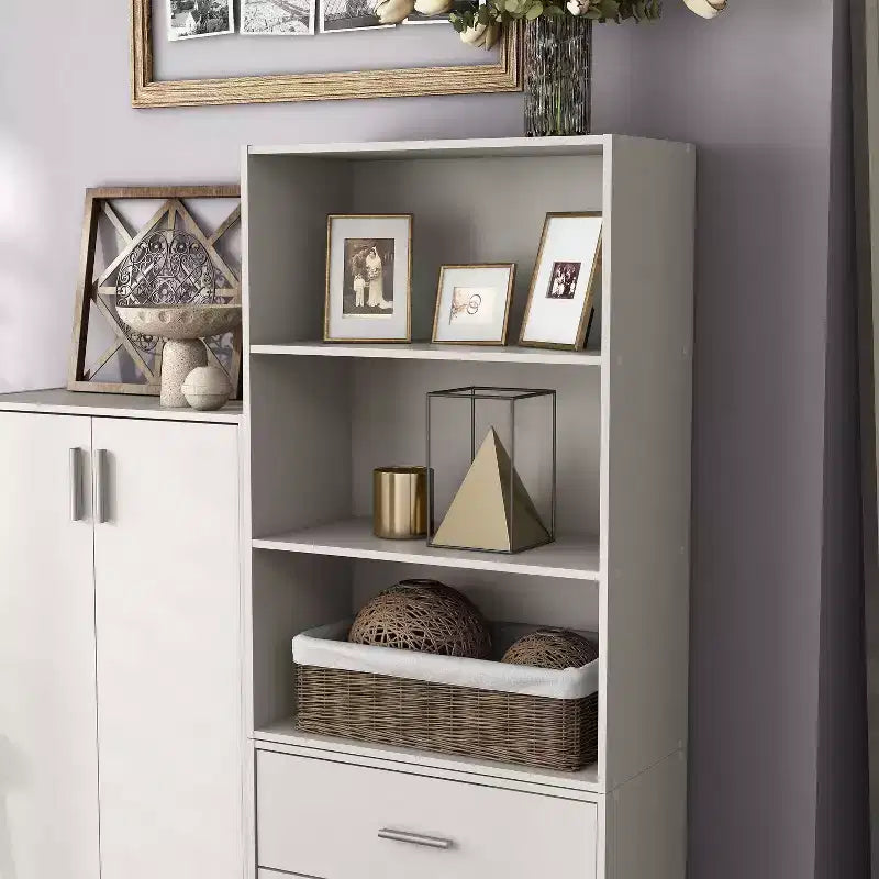24/7 Shop At Home Étagère modulable et empilable 3 niveaux Silkpath Modern 35,3 po