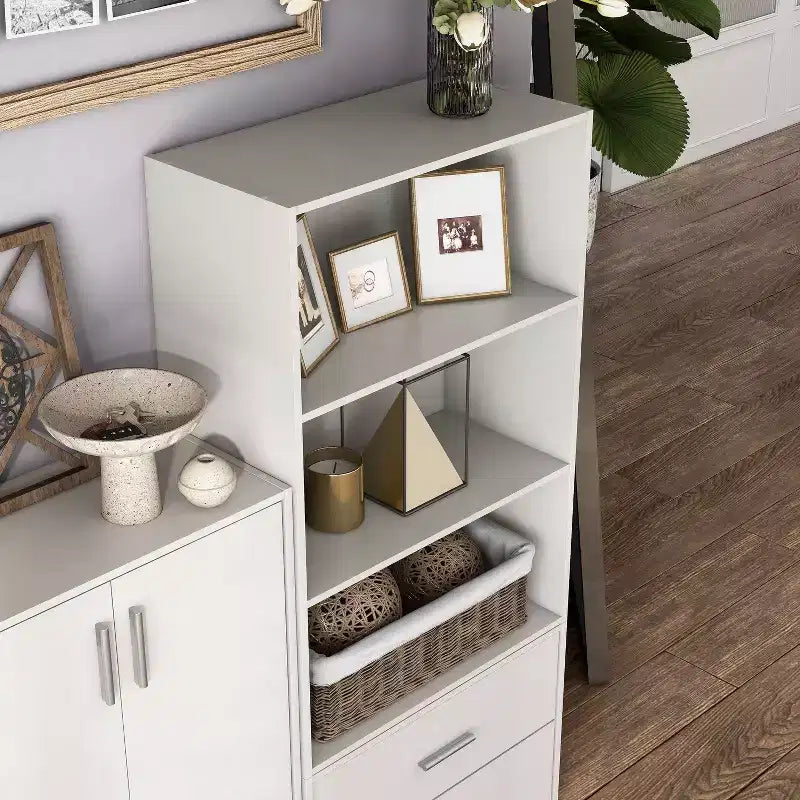 24/7 Shop At Home Étagère modulable et empilable 3 niveaux Silkpath Modern 35,3 po