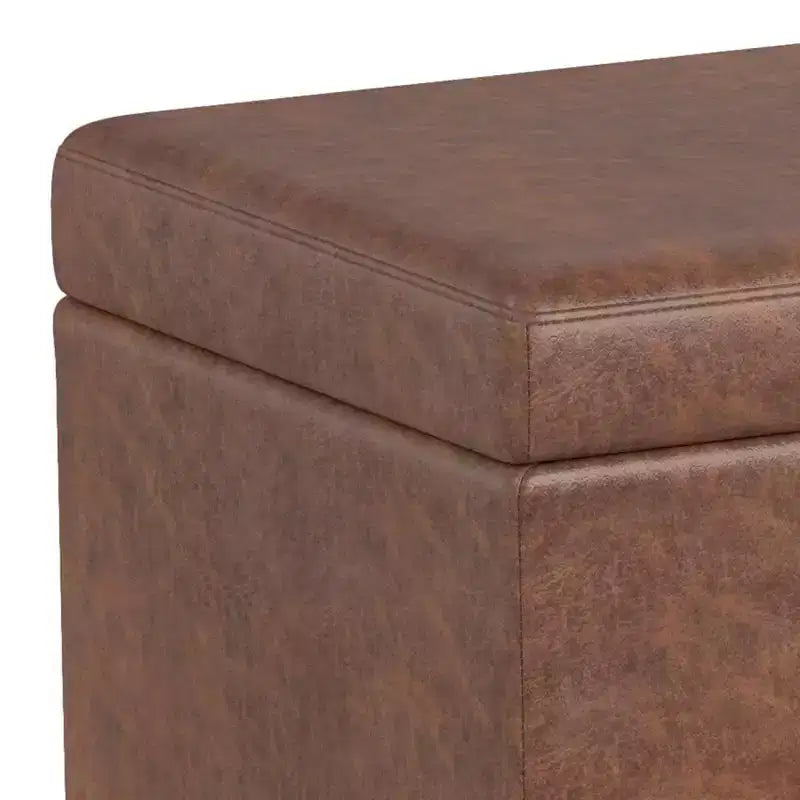 Banc de rangement ottoman Franklin très grand