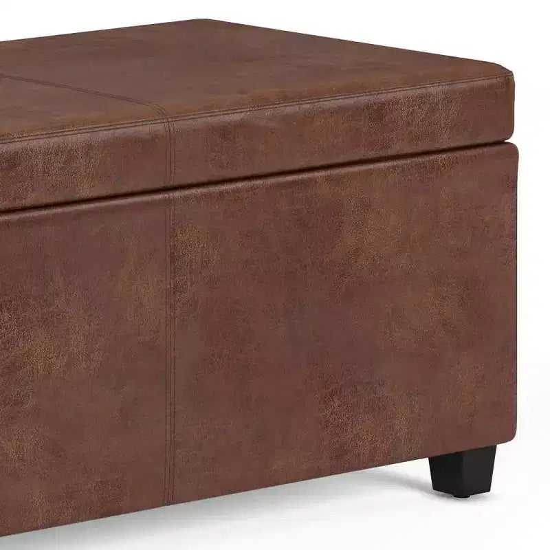 Banc de rangement ottoman Franklin très grand