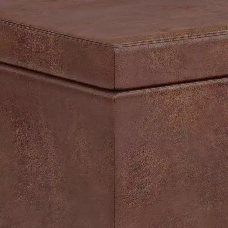 Banc de rangement ottoman Franklin très grand