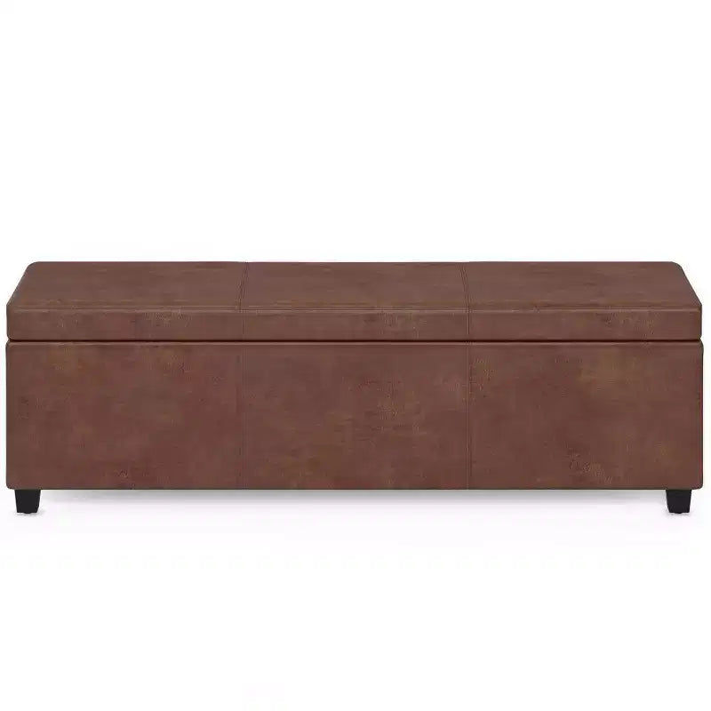Banc de rangement ottoman Franklin très grand