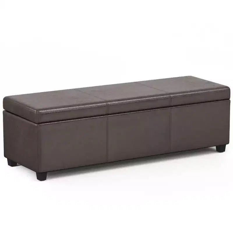 Banc de rangement ottoman Franklin très grand