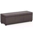 Banc de rangement ottoman Franklin très grand