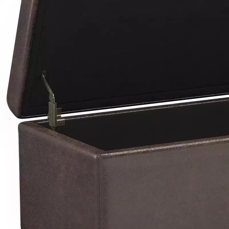 Banc de rangement ottoman Franklin très grand