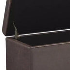 Banc de rangement ottoman Franklin très grand