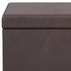 Banc de rangement ottoman Franklin très grand