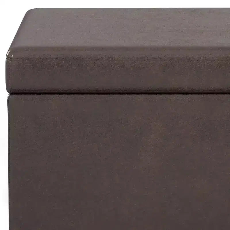 Banc de rangement ottoman Franklin très grand