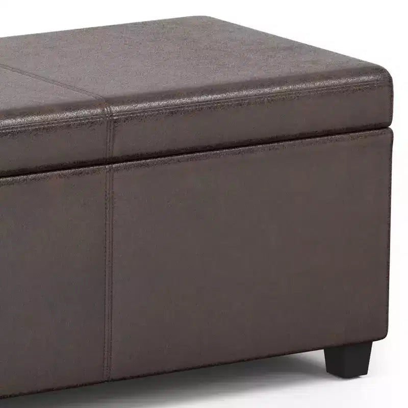Banc de rangement ottoman Franklin très grand
