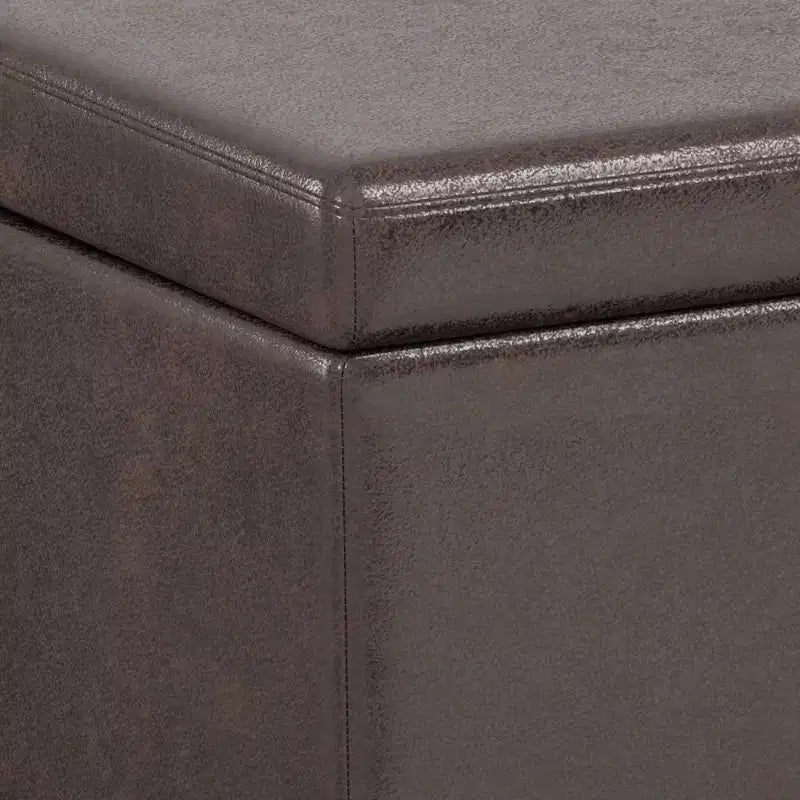 Banc de rangement ottoman Franklin très grand