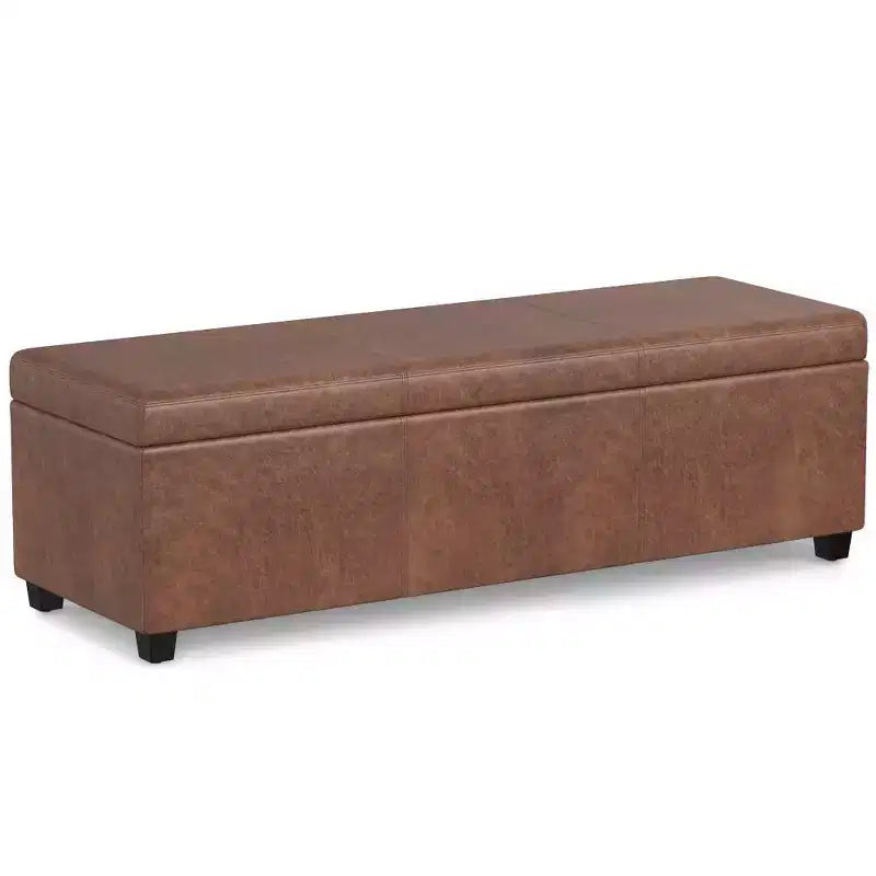 Banc de rangement ottoman Franklin très grand