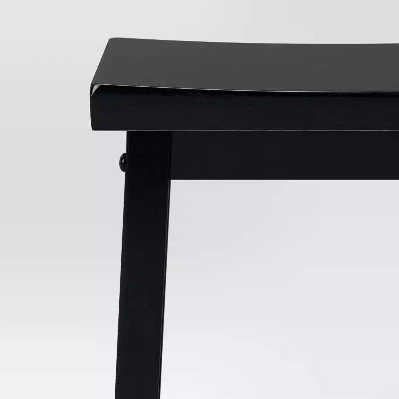 Lot de 2 tabourets de bar sans dossier en bois massif de 24 pouces de hauteur pour comptoir – Room Essentials