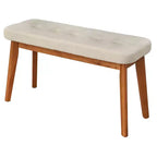Banc rembourré moderne du milieu du siècle Buylateral Nettie