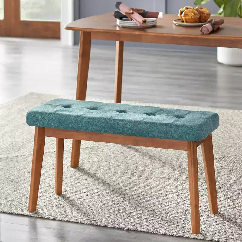 Buylateral Nettie Mid Century Modern Upholstered Bench