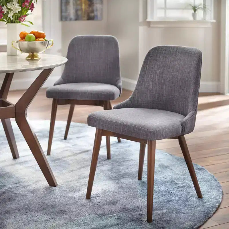 Lot de 2 chaises de salle à manger modernes du milieu du siècle Saville par Buylateral