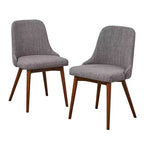 Lot de 2 chaises de salle à manger modernes du milieu du siècle Saville par Buylateral