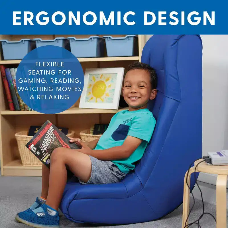 Chaise d'appoint à bascule capitonnée Tufted Soft Rocker pour enfants de Factory Direct Partners