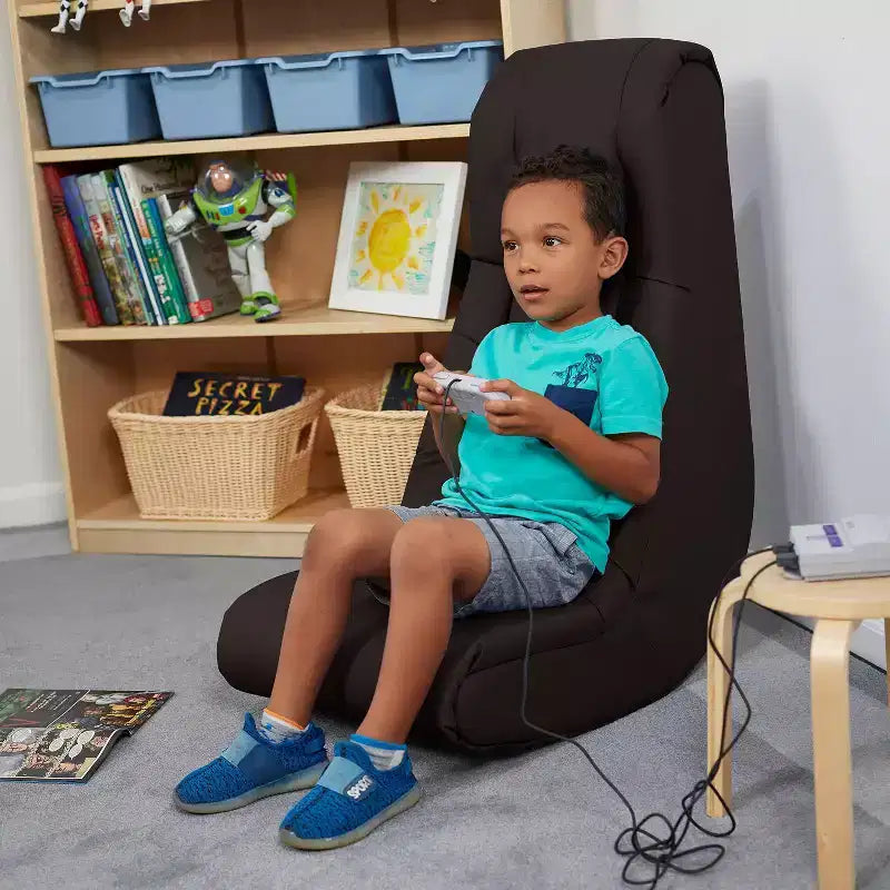 Chaise d'appoint à bascule capitonnée Tufted Soft Rocker pour enfants de Factory Direct Partners