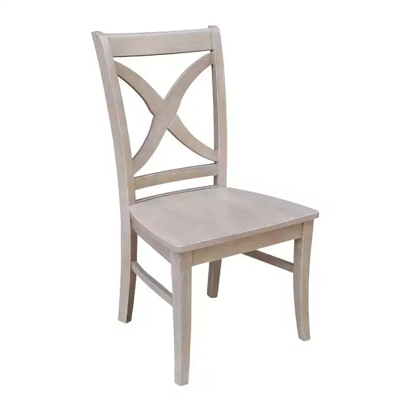 International Concepts Lot de 2 chaises Vineyard à dossier incurvé en X